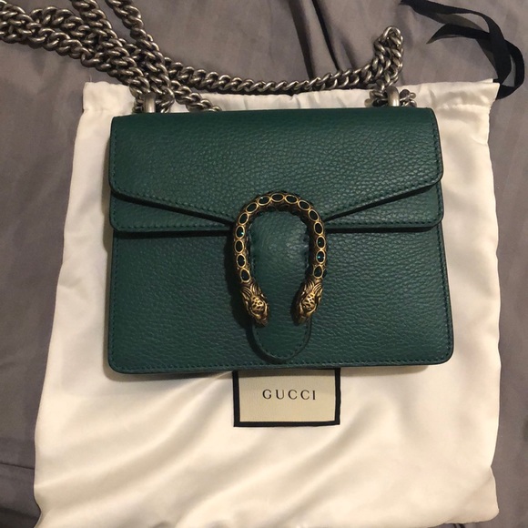 Gucci Handbags - Gucci Dionysus Mini Shoulder Bag Emerald